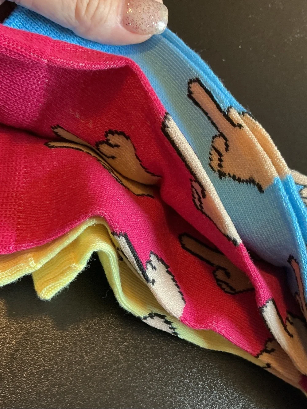 S. Christina Novelty Crew Socks 3 pack
